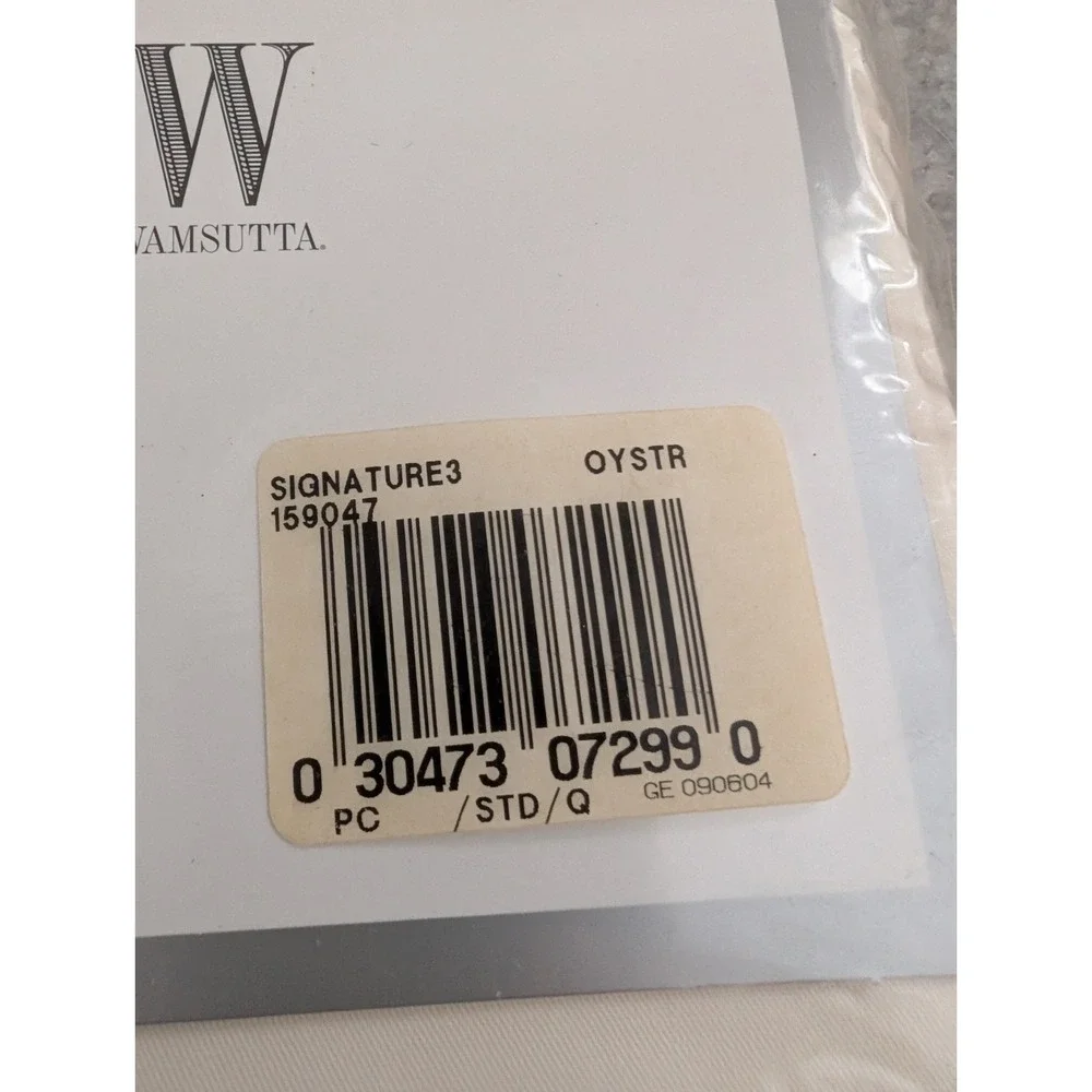 Wamsutta 300TC 100% Pima Cotton Twin Flat Sheet- Oyster - Brand New